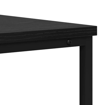 Konsolbord Svart Ek 100 x 40 x 75 cm Konstruerat trä