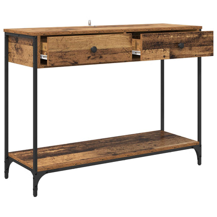 Konsolbord Gammalt trä 100 x 34,5 x 75 cm Konstruerat trä