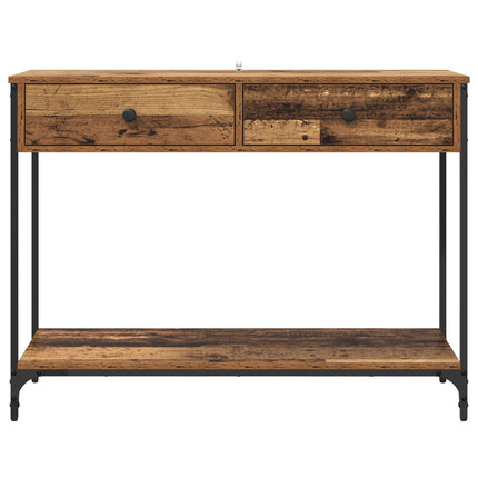 Konsolbord Gammalt trä 100 x 34,5 x 75 cm Konstruerat trä