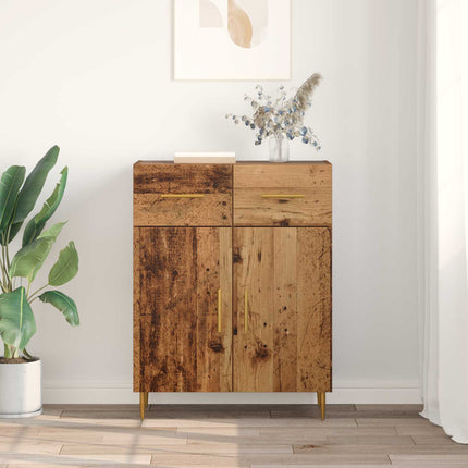 Sideboard Gammalt trä 69,5 x 34 x 90 cm Konstruerat trä