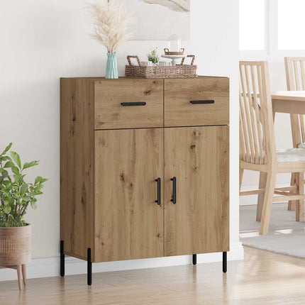 Sideboard med låda Artisan Ek 69,5 x 34 x 90 cm Konstruerat trä