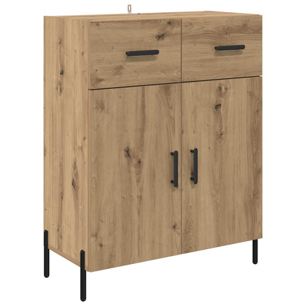 Sideboard med låda Artisan Ek 69,5 x 34 x 90 cm Konstruerat trä