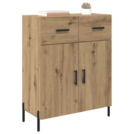 Sideboard med låda Artisan Ek 69,5 x 34 x 90 cm Konstruerat trä