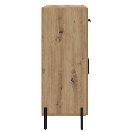 Sideboard med låda Artisan Ek 69,5 x 34 x 90 cm Konstruerat trä