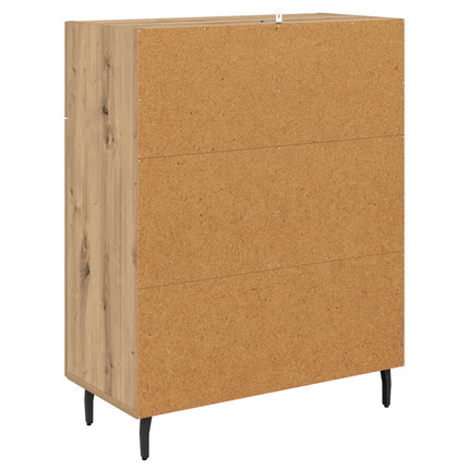 Sideboard med låda Artisan Ek 69,5 x 34 x 90 cm Konstruerat trä