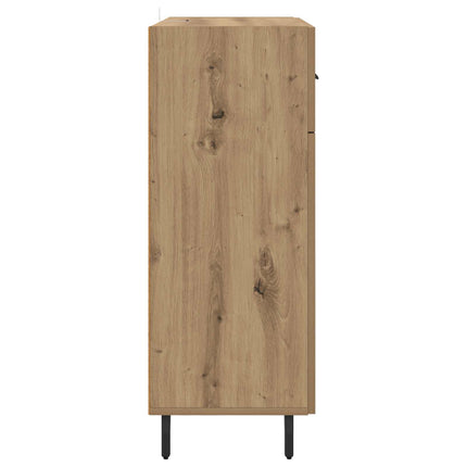 Sideboard med låda Artisan Ek 69,5 x 34 x 90 cm Konstruerat trä