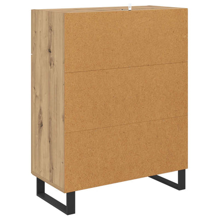 Sideboard med låda Artisan Ek 69,5 x 34 x 90 cm Konstruerat trä