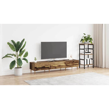 TV-skåp 150 x 36 x 30 cm Gammalt trä Konstruerat trä