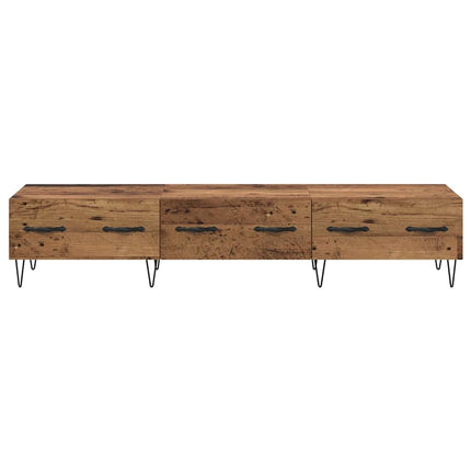TV-skåp 150 x 36 x 30 cm Gammalt trä Konstruerat trä