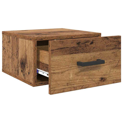 Nattduksbord Gammalt trä 35 x 35 x 20 cm Konstruerat trä