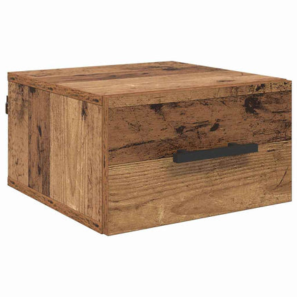 Nattduksbord Gammalt trä 35 x 35 x 20 cm Konstruerat trä