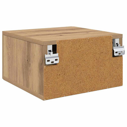 Nattduksbord 35 x 35 x 20 cm Konstruerat trä artisan ek