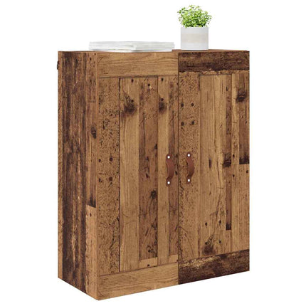 Väggskåp Gammalt trä 69,5 x 34 x 90 cm Konstruerat trä