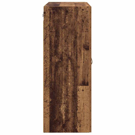 Väggskåp Gammalt trä 69,5 x 34 x 90 cm Konstruerat trä