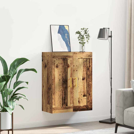 Väggskåp Gammalt trä 69,5 x 34 x 90 cm Konstruerat trä