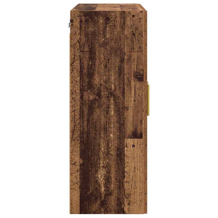 Väggskåp Gammalt trä 69,5 x 34 x 90 cm Konstruerat trä