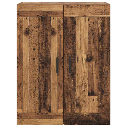Väggskåp Gammalt trä 69,5 x 34 x 90 cm Konstruerat trä