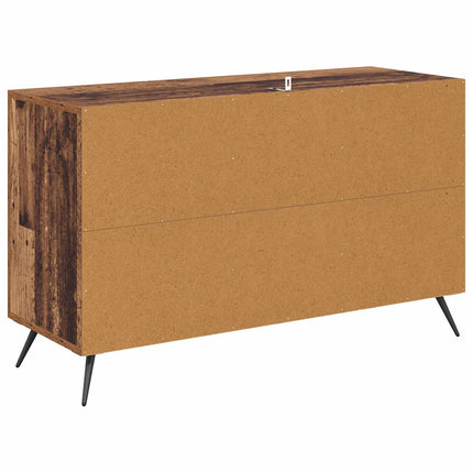 Sideboard med låda Gammalt trä 100 x 36 x 60 cm Konstruerat trä