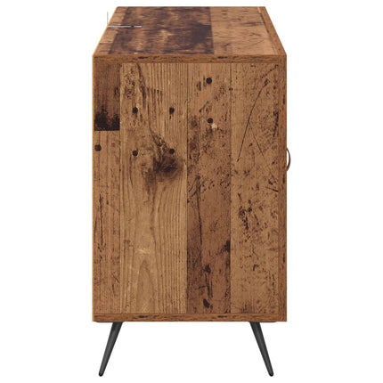 Sideboard med låda Gammalt trä 100 x 36 x 60 cm Konstruerat trä