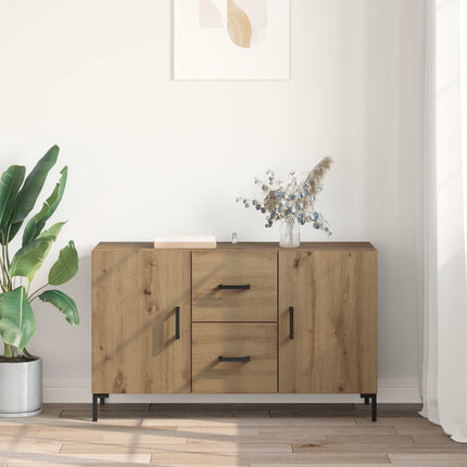 Sideboard med låda Artisan Ek 100 x 36 x 60 cm Konstruerat trä