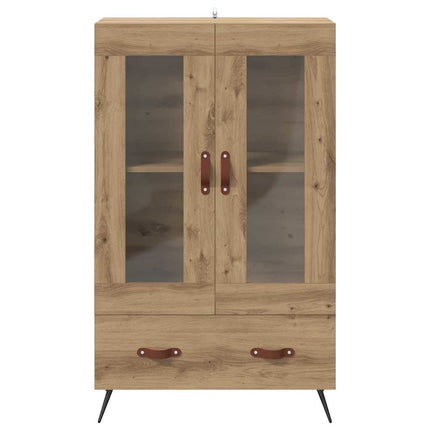 Skåp Artisan Ek 69,5 x 31 x 115 cm Konstruerat trä och glas