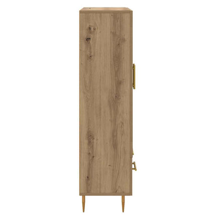 Skåp Artisan Ek 69,5 x 31 x 115 cm Konstruerat trä och glas