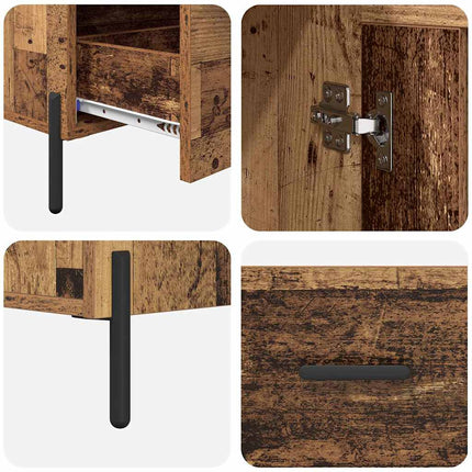 Skåp Corona Gammalt trä 69,5 x 31 x 115 cm Konstruerat trä