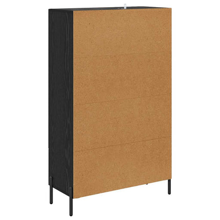 Skåp Corona Svart Ek 69,5 x 31 x 115 cm Konstruerat trä