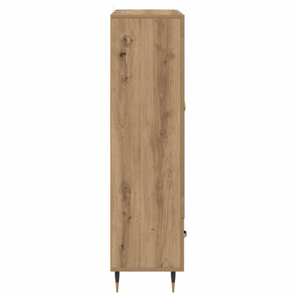Skåp med låda Artisan Ek 69,5 x 31 x 115 cm Konstruerat trä