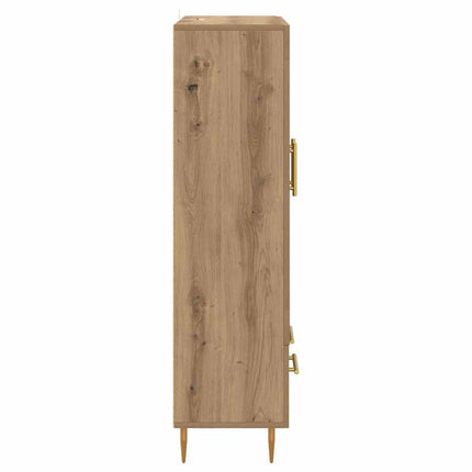 Skåp med låda Artisan Ek 69,5 x 31 x 115 cm Konstruerat trä