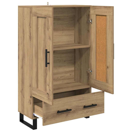 Skåp med låda Artisan Ek 69,5 x 31 x 115 cm Konstruerat trä