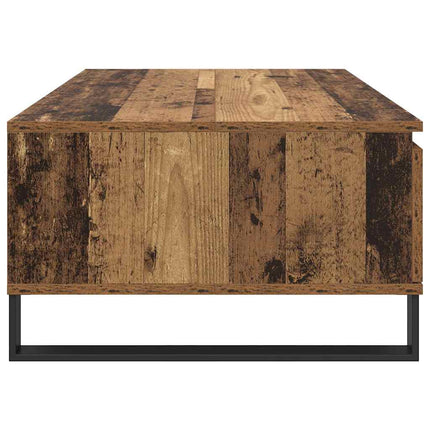 Kaffeebord Gammalt trä 90 x 60 x 35 cm Konstruerat trä