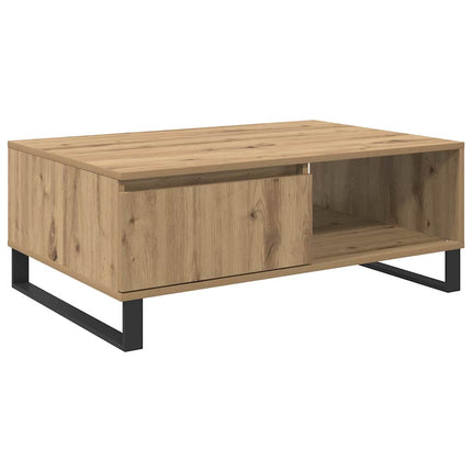 Kaffeebord Artisan Ek 90 x 60 x 35 cm Konstruerat trä