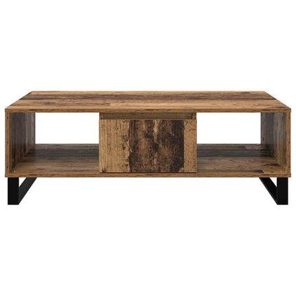 Kaffeebord Gammalt trä 104 x 60 x 35 cm Konstruerat trä
