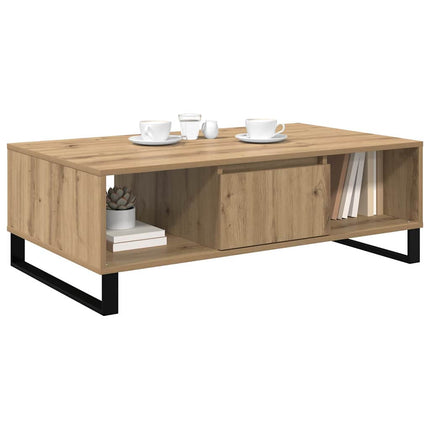 Kaffeebord Artisan Ek 104 x 60 x 35 cm Konstruerat trä