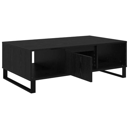 Kaffeebord Svart Ek 104 x 60 x 35 cm Konstruerat trä