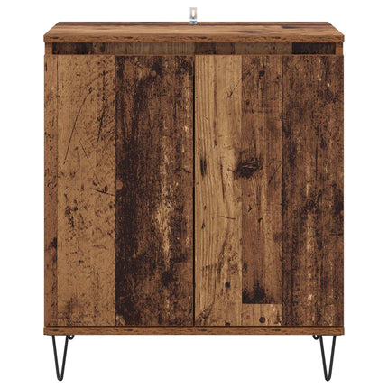 Sideboard Gammalt trä 60 x 35 x 70 cm Konstruerat trä