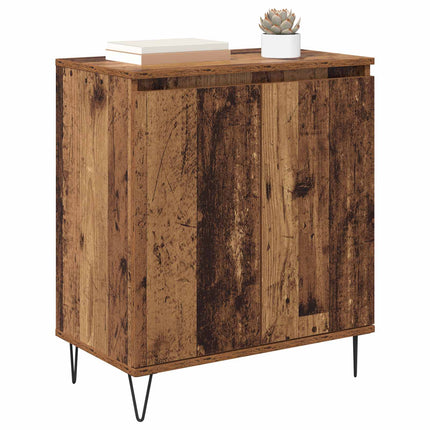 Sideboard Gammalt trä 60 x 35 x 70 cm Konstruerat trä