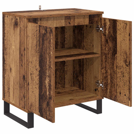Sideboard Gammalt trä 60 x 35 x 70 cm Konstruerat trä