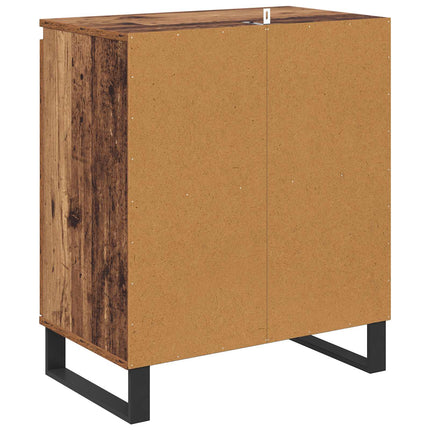 Sideboard Gammalt trä 60 x 35 x 70 cm Konstruerat trä