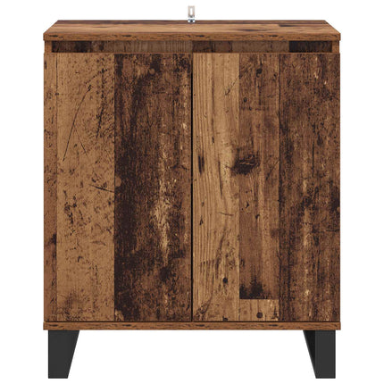 Sideboard Gammalt trä 60 x 35 x 70 cm Konstruerat trä