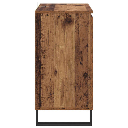 Sideboard Gammalt trä 60 x 35 x 70 cm Konstruerat trä