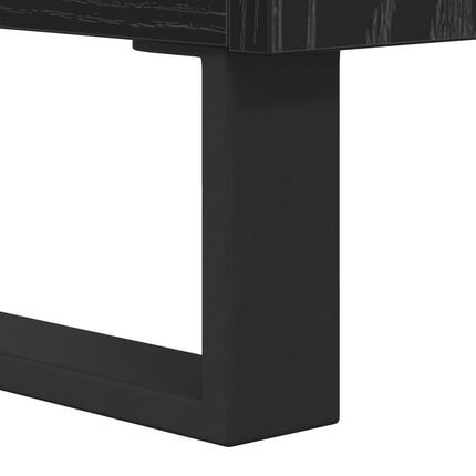 Sideboard Svart Ek 60 x 35 x 70 cm Konstruerat trä