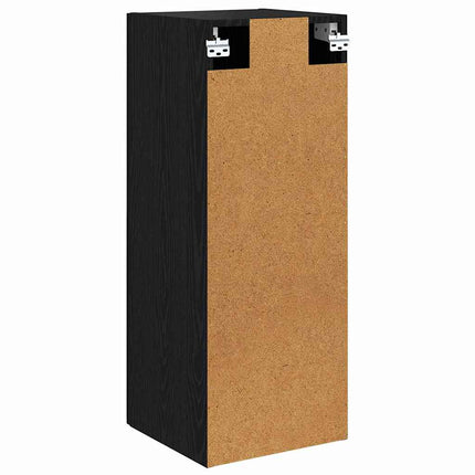Väggskåp Svart Ek 34,5 x 34 x 90 cm Konstruerat trä
