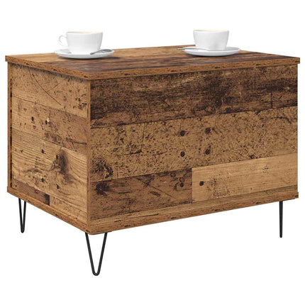 Kaffeebord Gammalt trä 60 x 44,5 x 45 cm Konstruerat trä