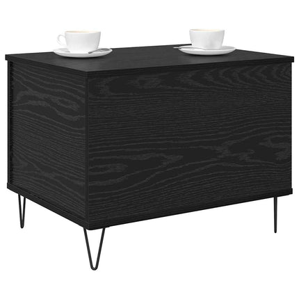 Kaffeebord Svart Ek 60 x 44,5 x 45 cm Konstruerat trä
