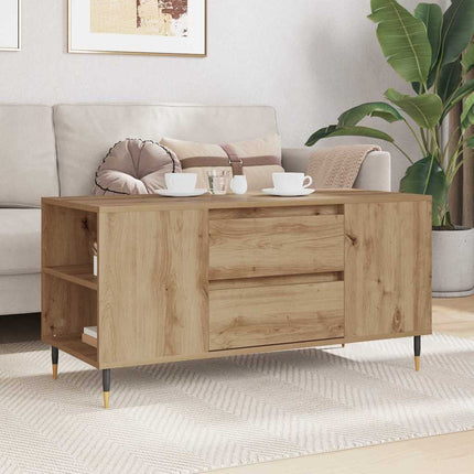 Kaffeebord Artisan Ek 102 x 44,5 x 50 cm Konstruerat trä