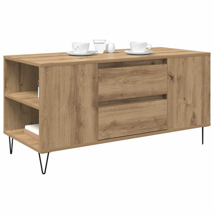 Kaffeebord Artisan Ek 102 x 44,5 x 50 cm Konstruerat trä