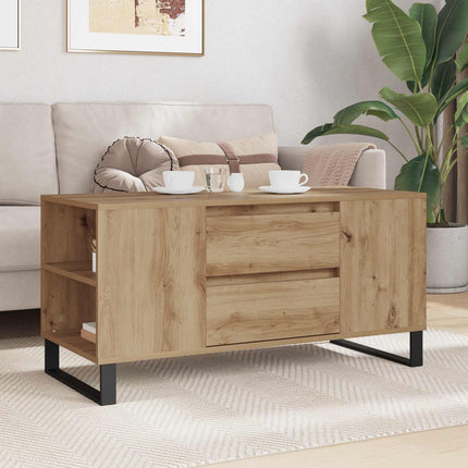 Kaffeebord Artisan Ek 102 x 44,5 x 50 cm Konstruerat trä