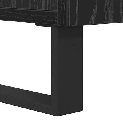 Kaffeebord Svart Ek 102 x 44,5 x 50 cm Konstruerat trä